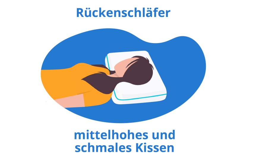 Kissen für Rückenschläfer